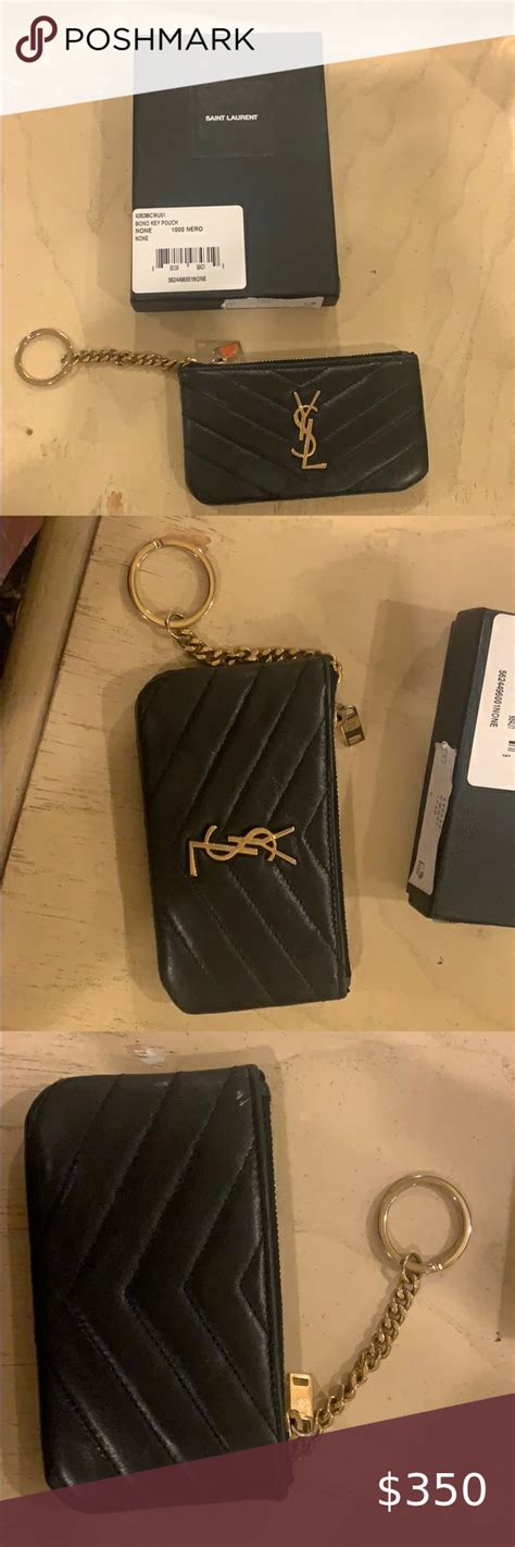 ysl keychain card holder|ysl keychain wallet.